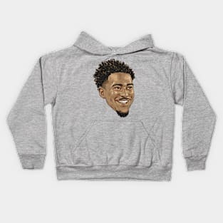 Bryce Young Carolina Portrait Kids Hoodie